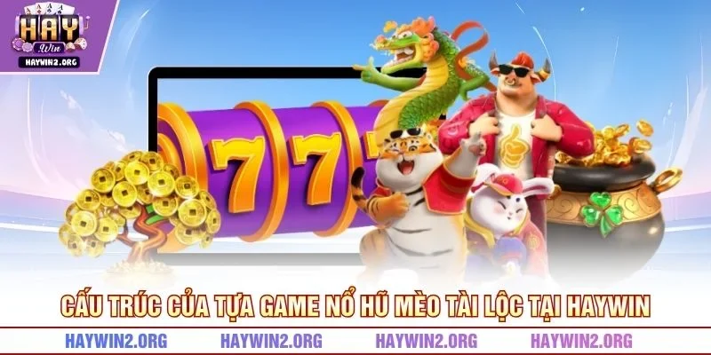 Cấu trúc của tựa game nổ hũ Mèo Tài Lộc tại HAYWIN