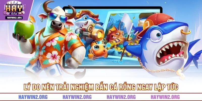 Lý do nên trải nghiệm bắn cá rồng ngay lập tức