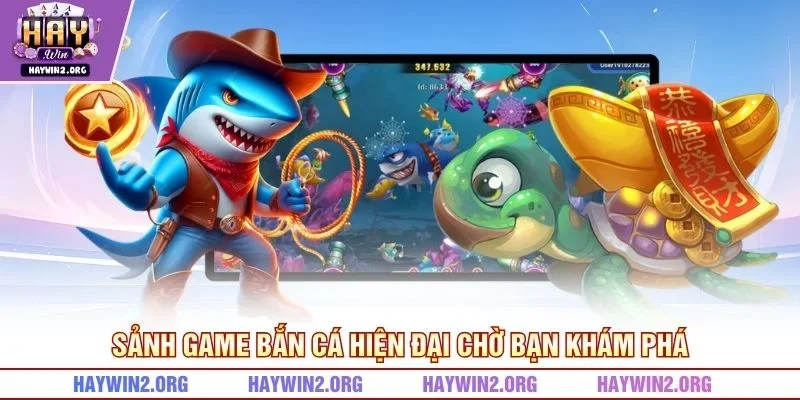 Sảnh game bắn cá hiện đại chờ bạn khám phá